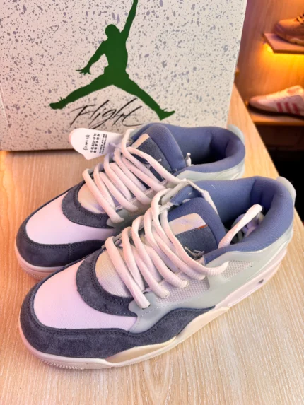 Nike Air Jordan 4 RM | Diffused Blue Ashen Slate Prizm Pink - Image 4