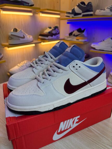 Otomo Katsuhiro x Nike SB Dunk Low Steamboy OST Dark Red Blue