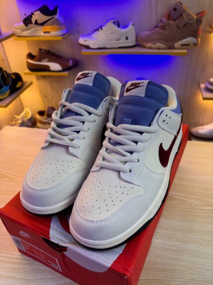 Otomo Katsuhiro x Nike SB Dunk Low Steamboy OST Dark Red Blue