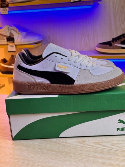 Puma Palermo Leather White Vapor Gray Gum